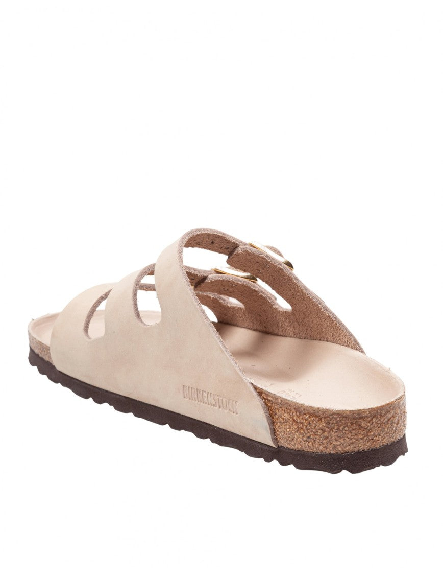 Birkenstock Florida Sandal In Sand Leather