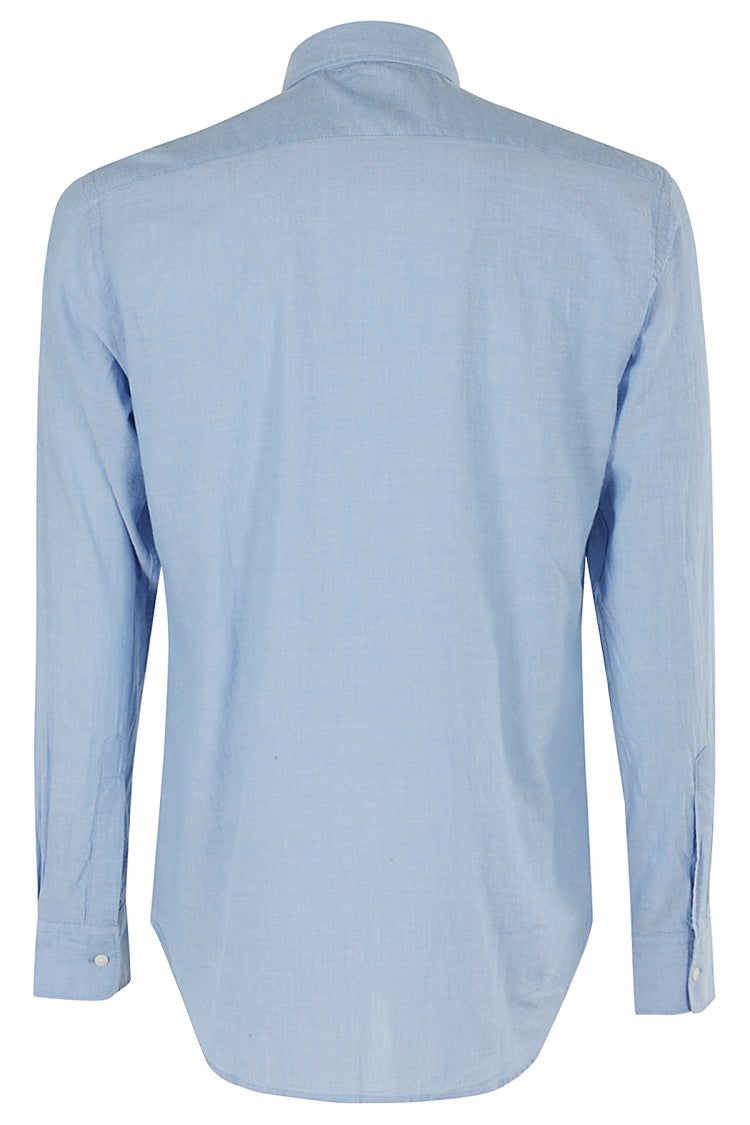 Aspesi Slim-Fit Light Blue Shirt With Classic Collar