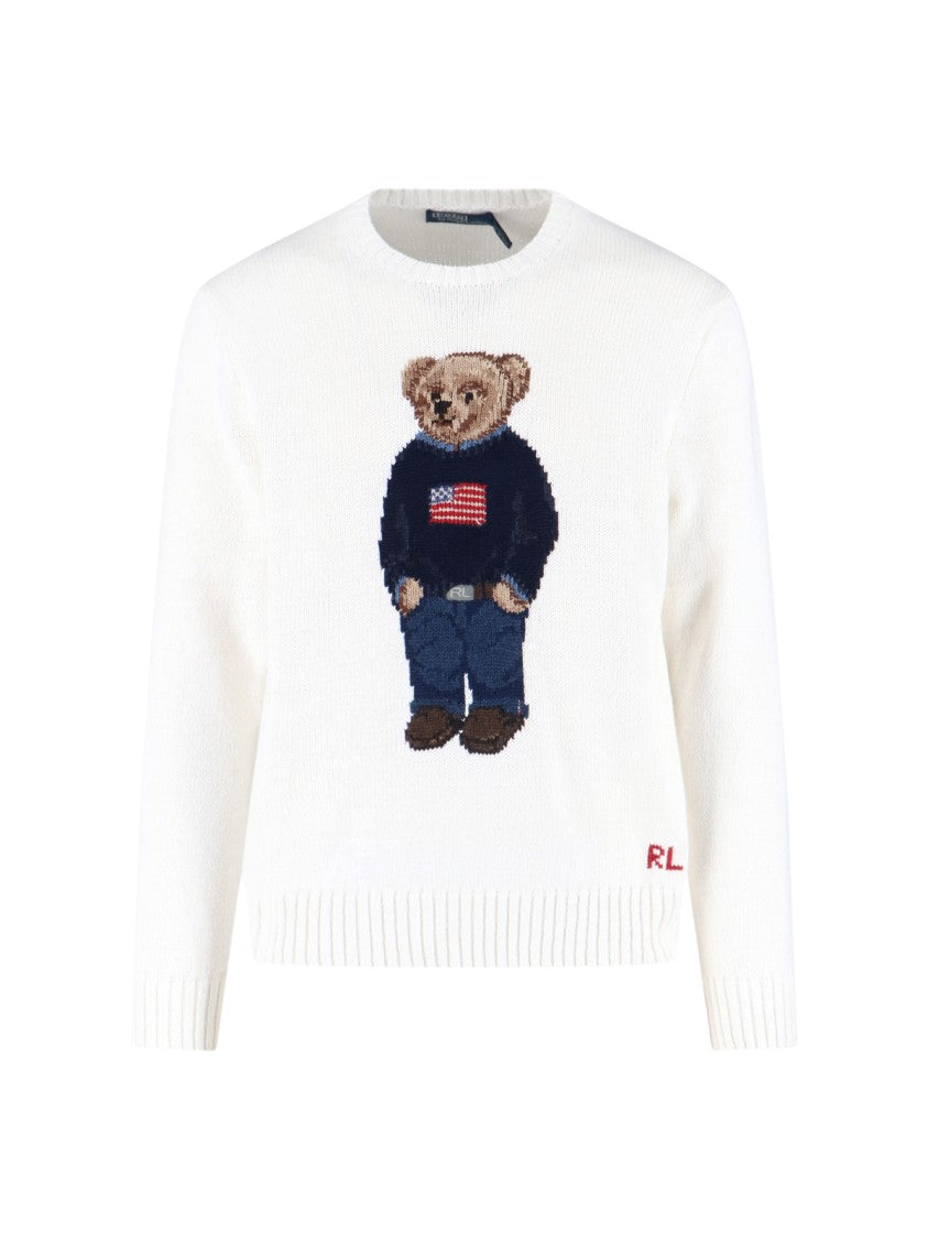 Polo Ralph Lauren "Polo Bear" Sweater White