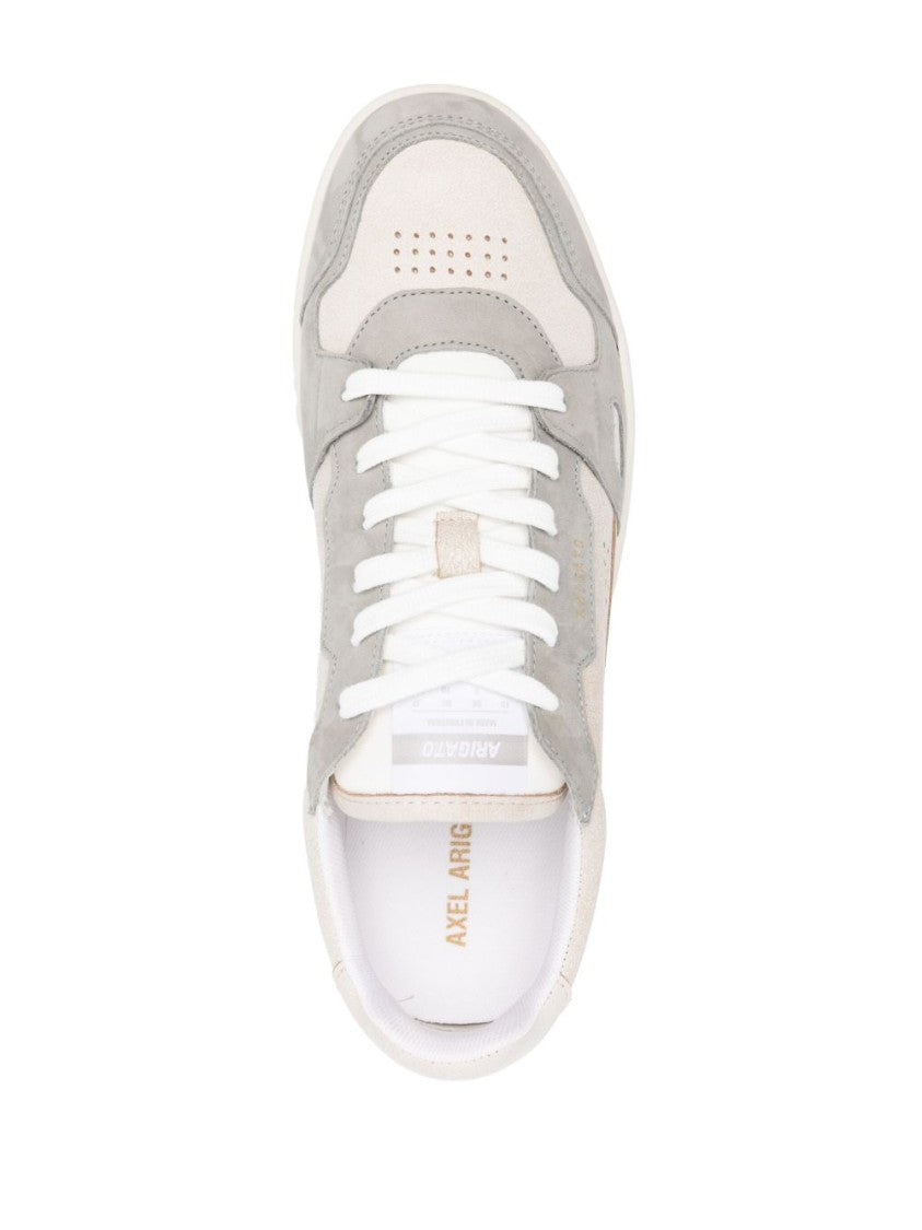 Axel Arigato Panelled Low-Top Sneakers In Neutral Calf Leather And Suede