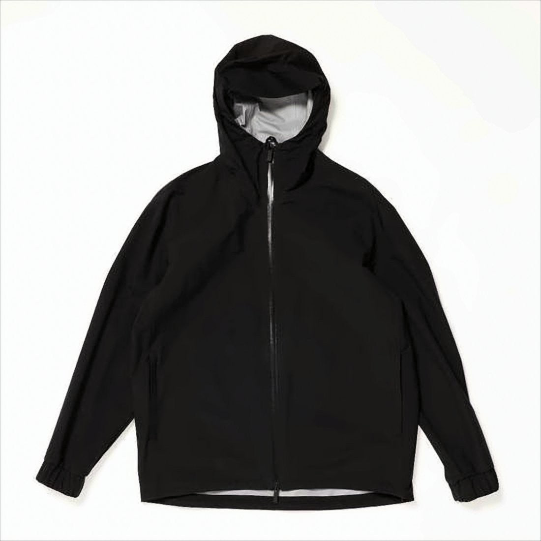 Moncler Hooded Black Polyamide Jacket With Design