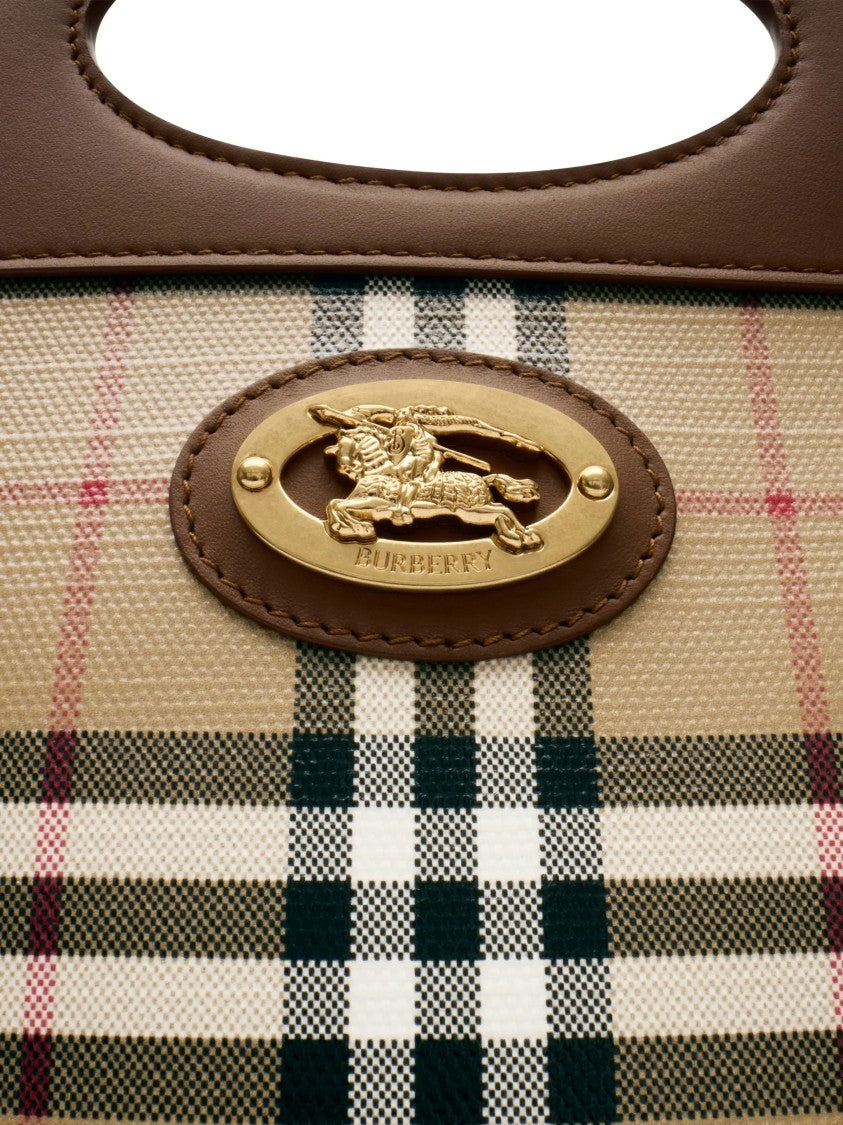 Burberry Pocket Mini Check Handbag