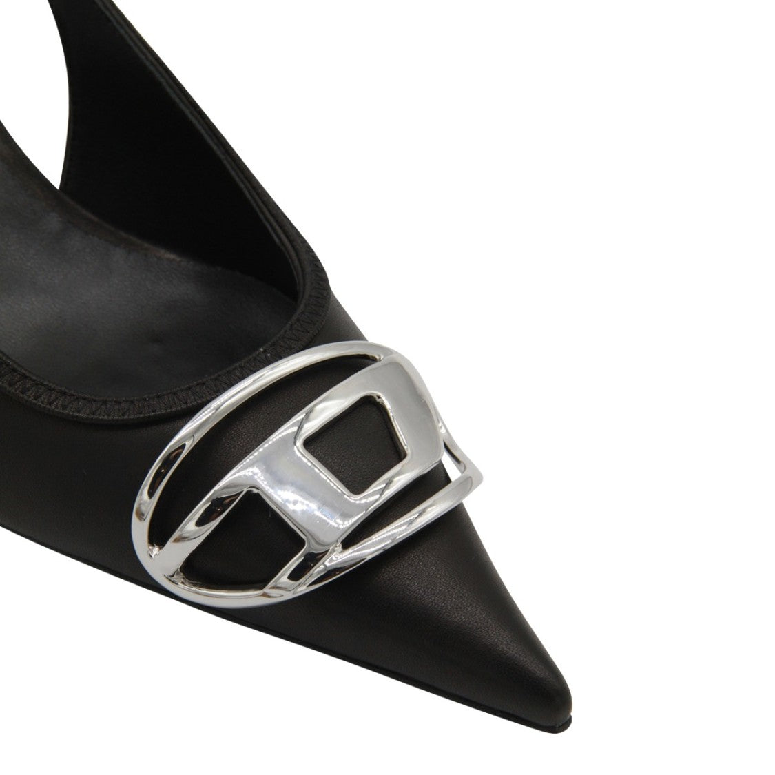 Diesel Pointed Toe Slingback Pumps