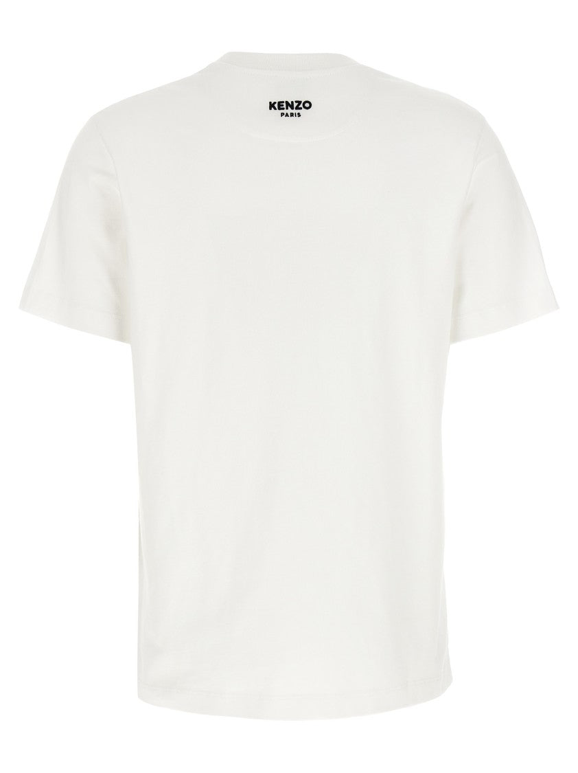 Kenzo Cotton T-Shirt With Removable Brooch