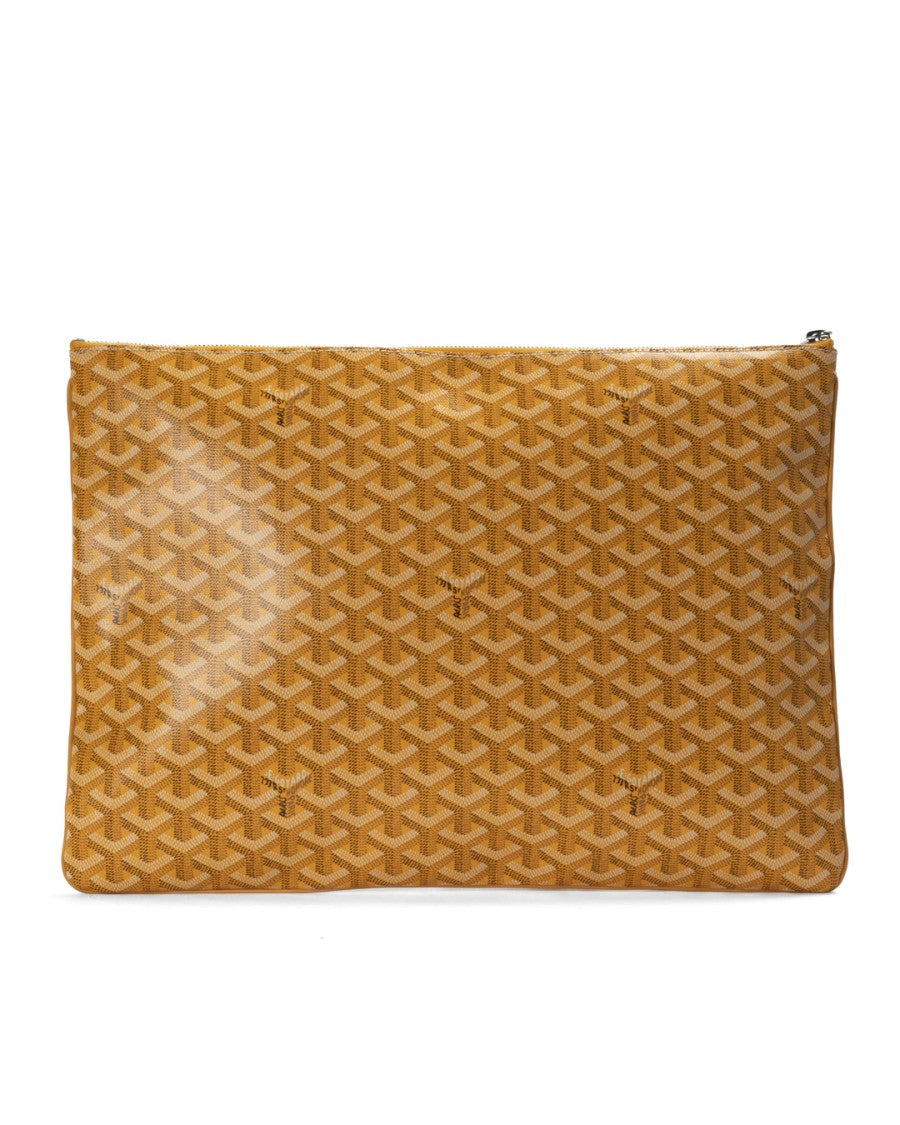 Goyard Gm Clutch Bag Senat Yellow