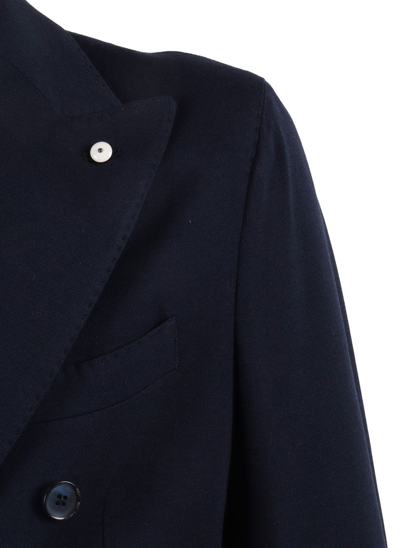 L.B.M. 1911 Double Breasted Structured Blazer