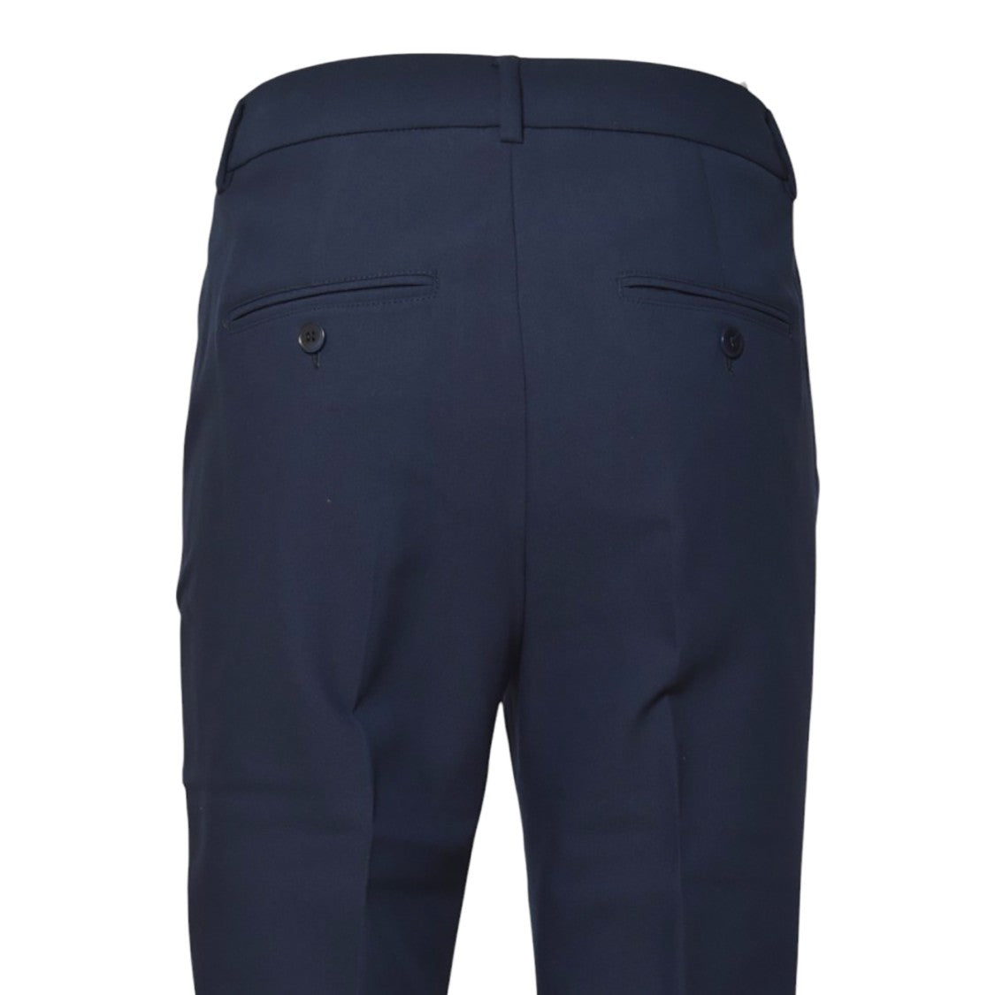 Max Mara Tailored Blue Trousers With Classic Waistband