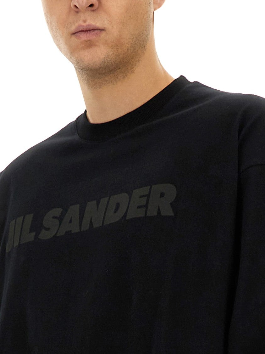 Jil Sander Relaxed-Fit Cotton T-Shirt With Tonal Logo Print