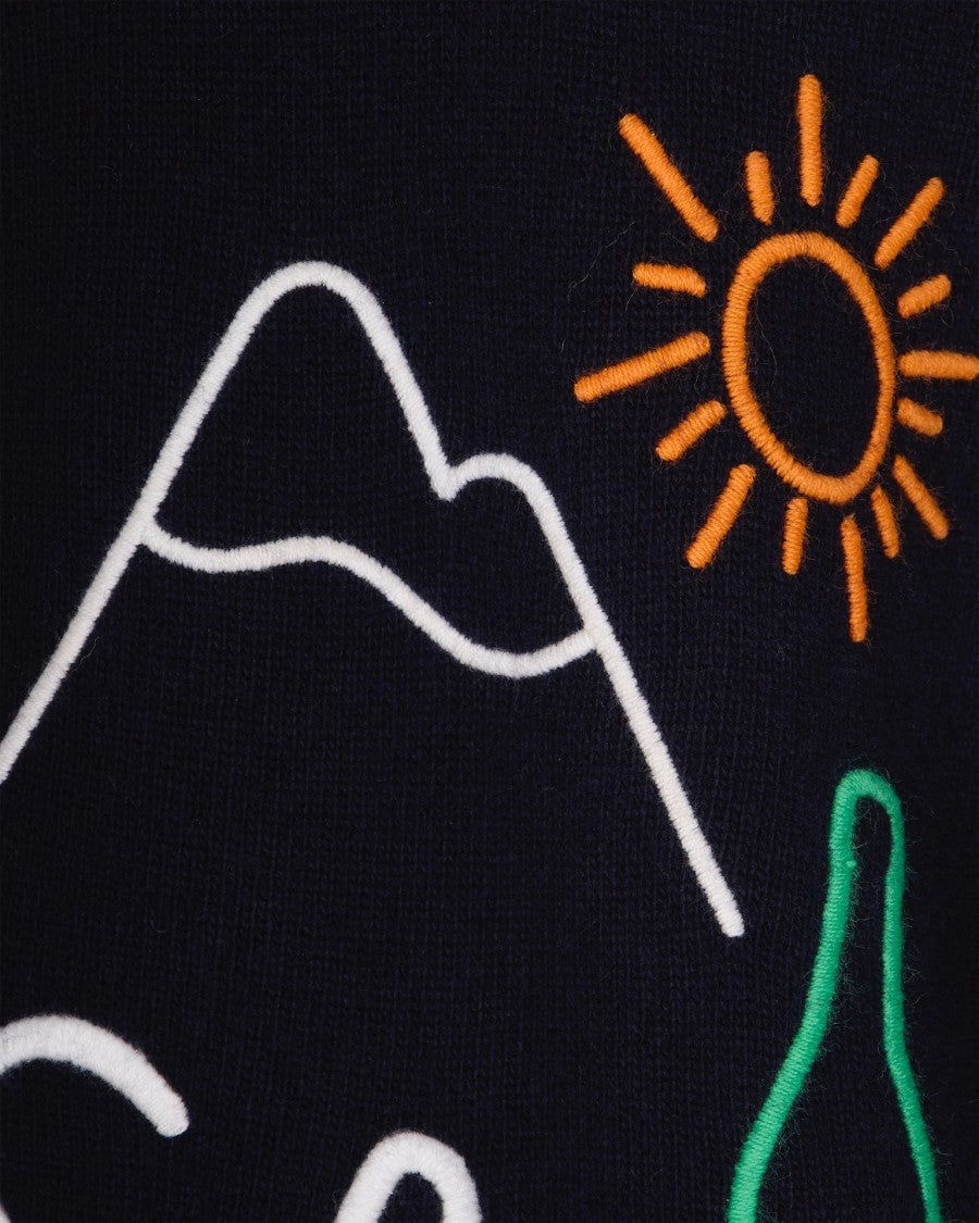 Mc2 Saint Barth Après Ski Blue Jersey