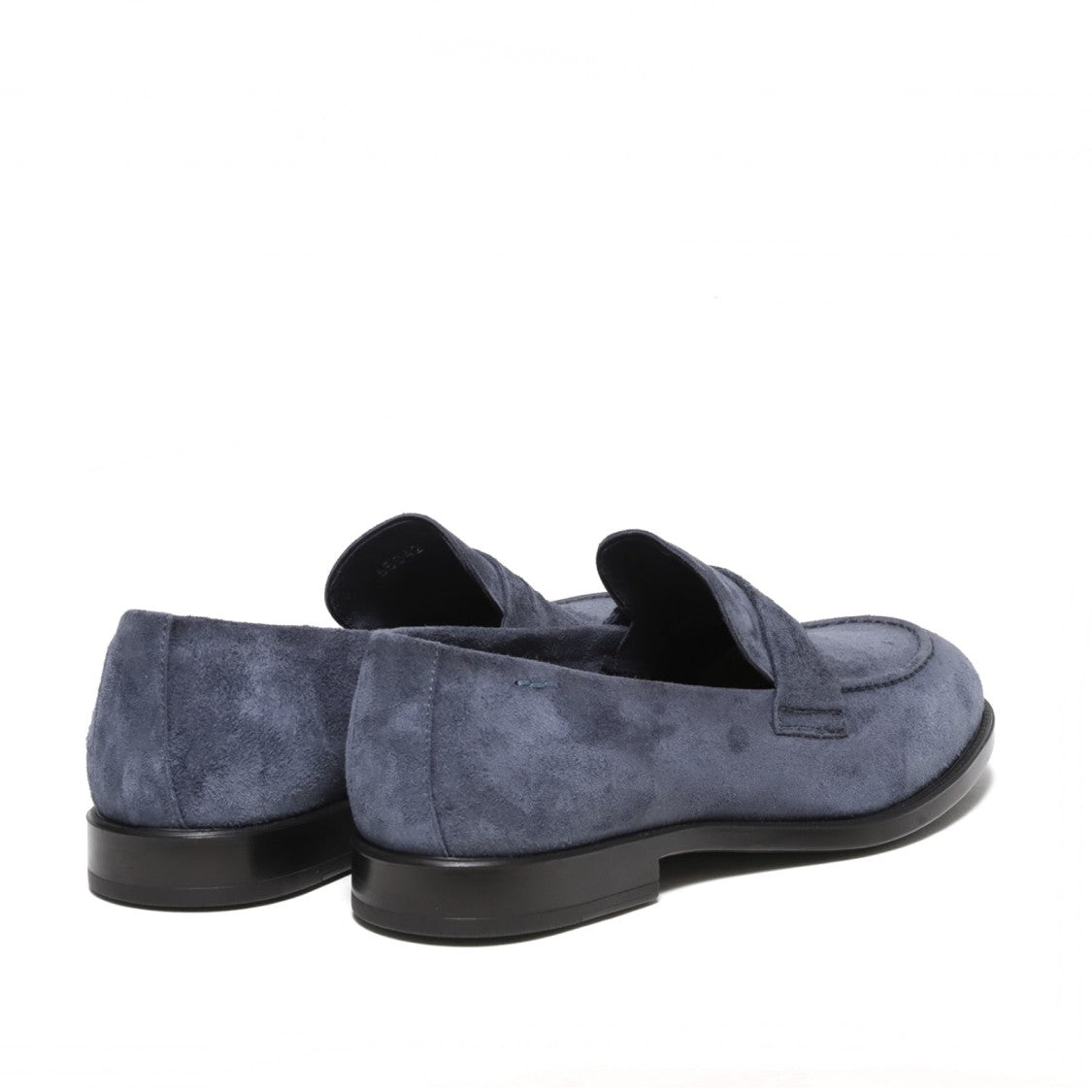 Alexander Hotto Blue Suede Moccasins