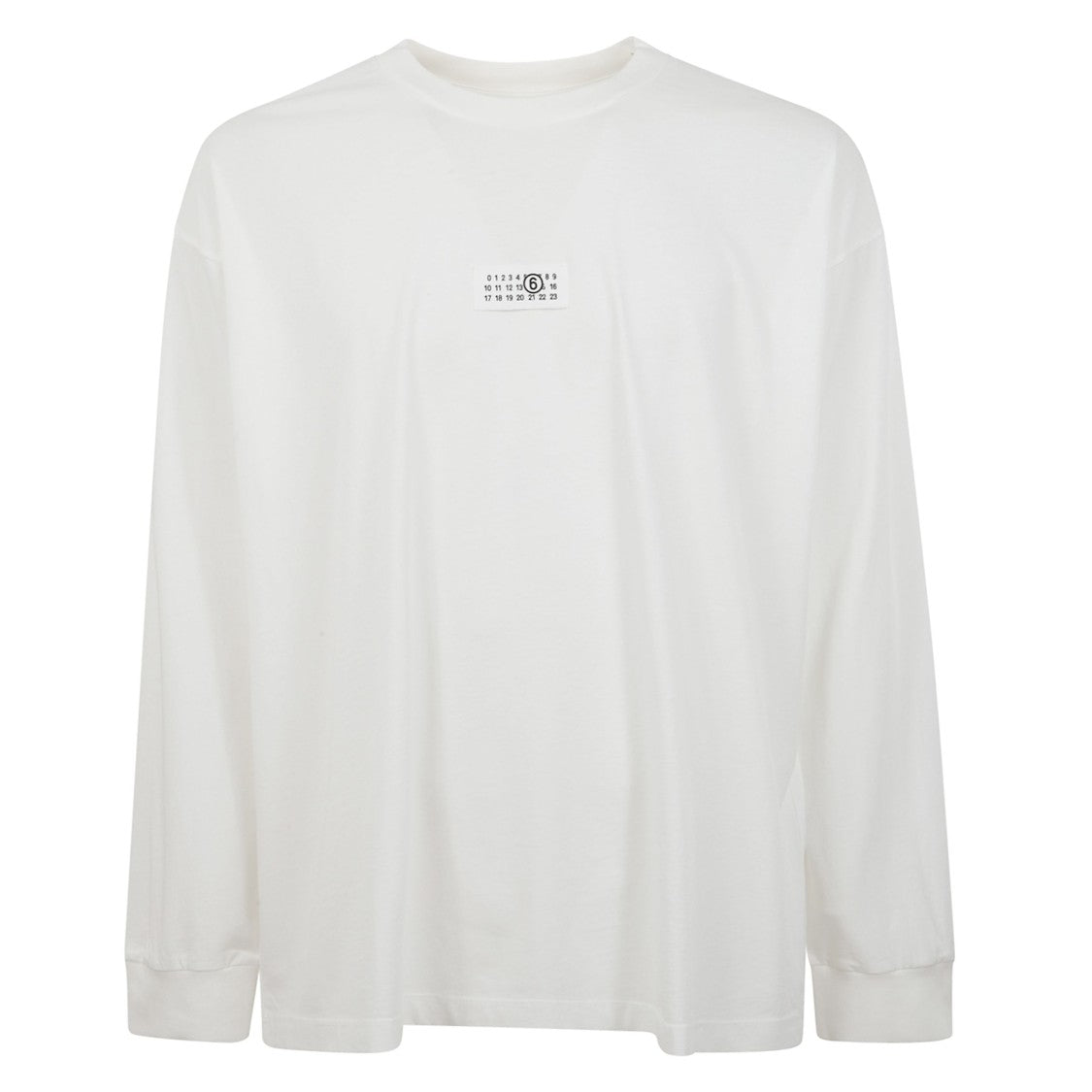 Mm6 By Maison Margiela Oversized Long-Sleeve Knit Top