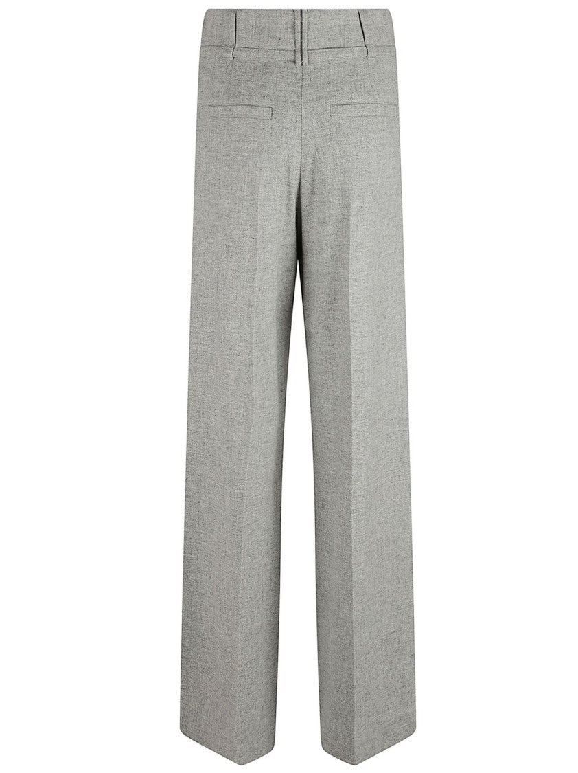 Brunello Cucinelli Wide-Leg Trousers With High Waist