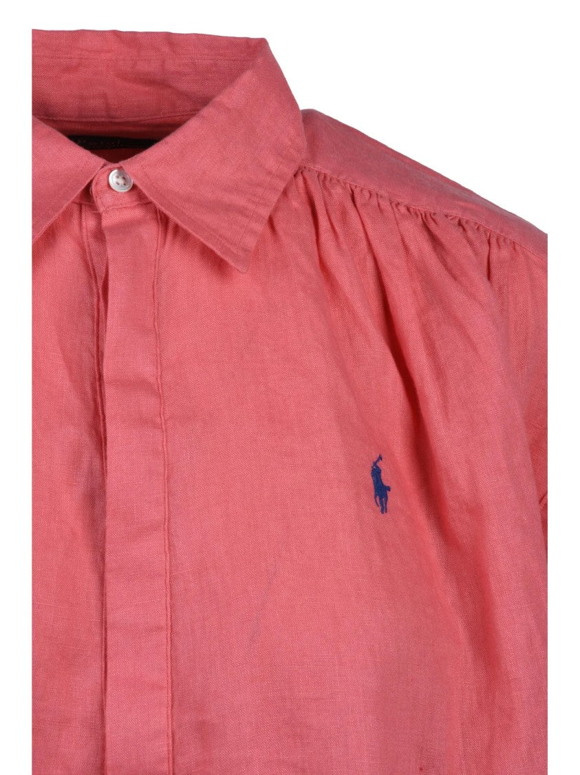 Polo Ralph Lauren Pink Women Linen Blouse