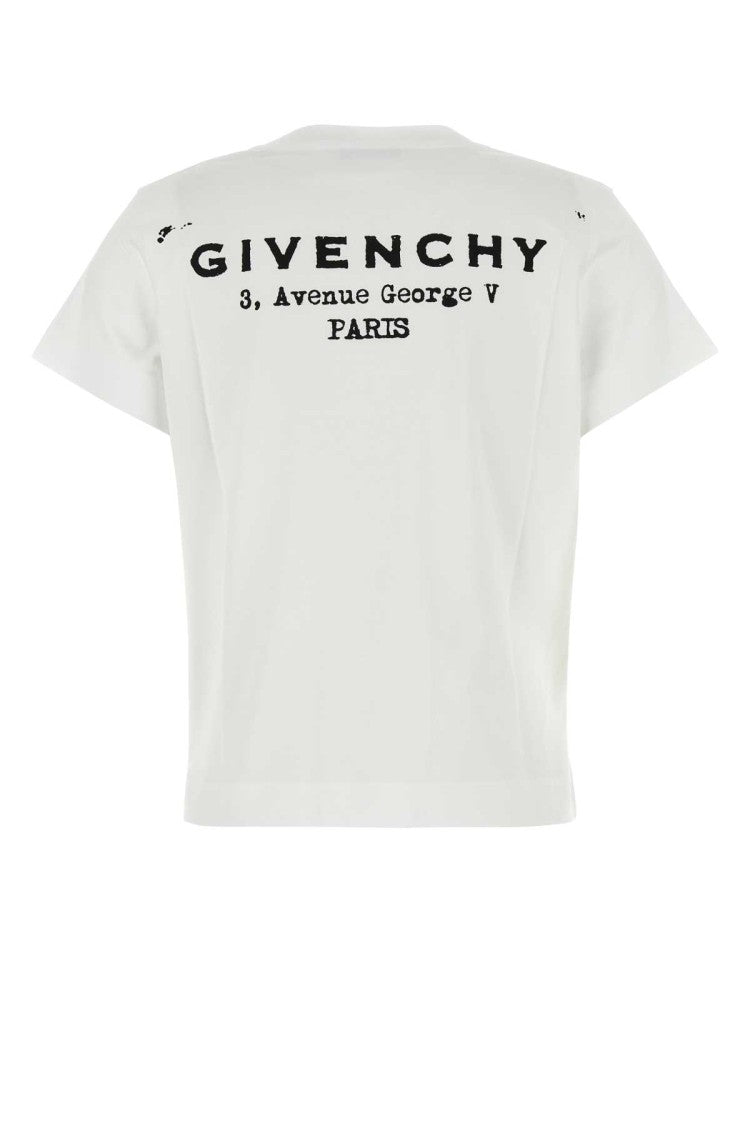 Givenchy White Cotton T-Shirt