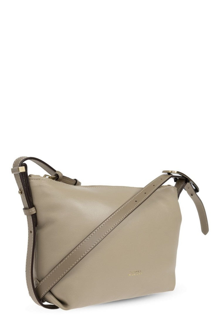 Isabel Marant Structured Black Bag With Smooth Texture And Clean Lines