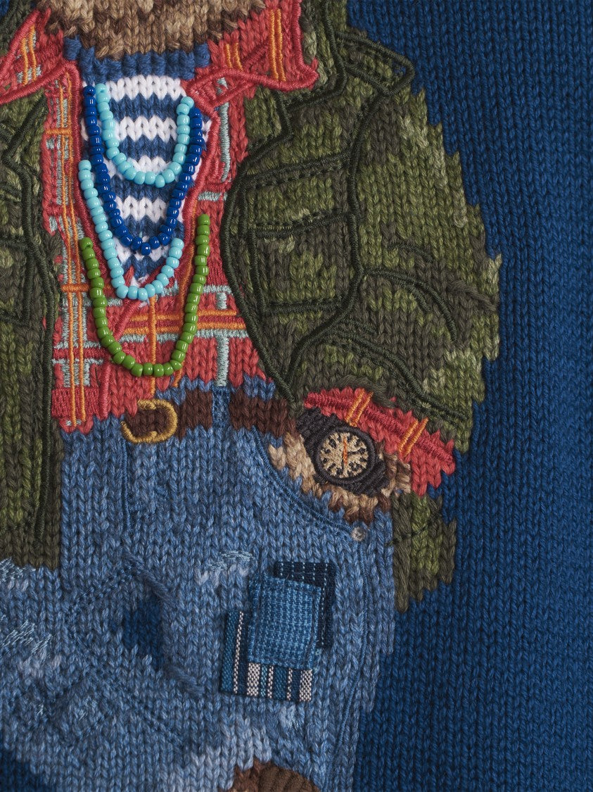 Polo Ralph Lauren Crew Neck Blue Sweater