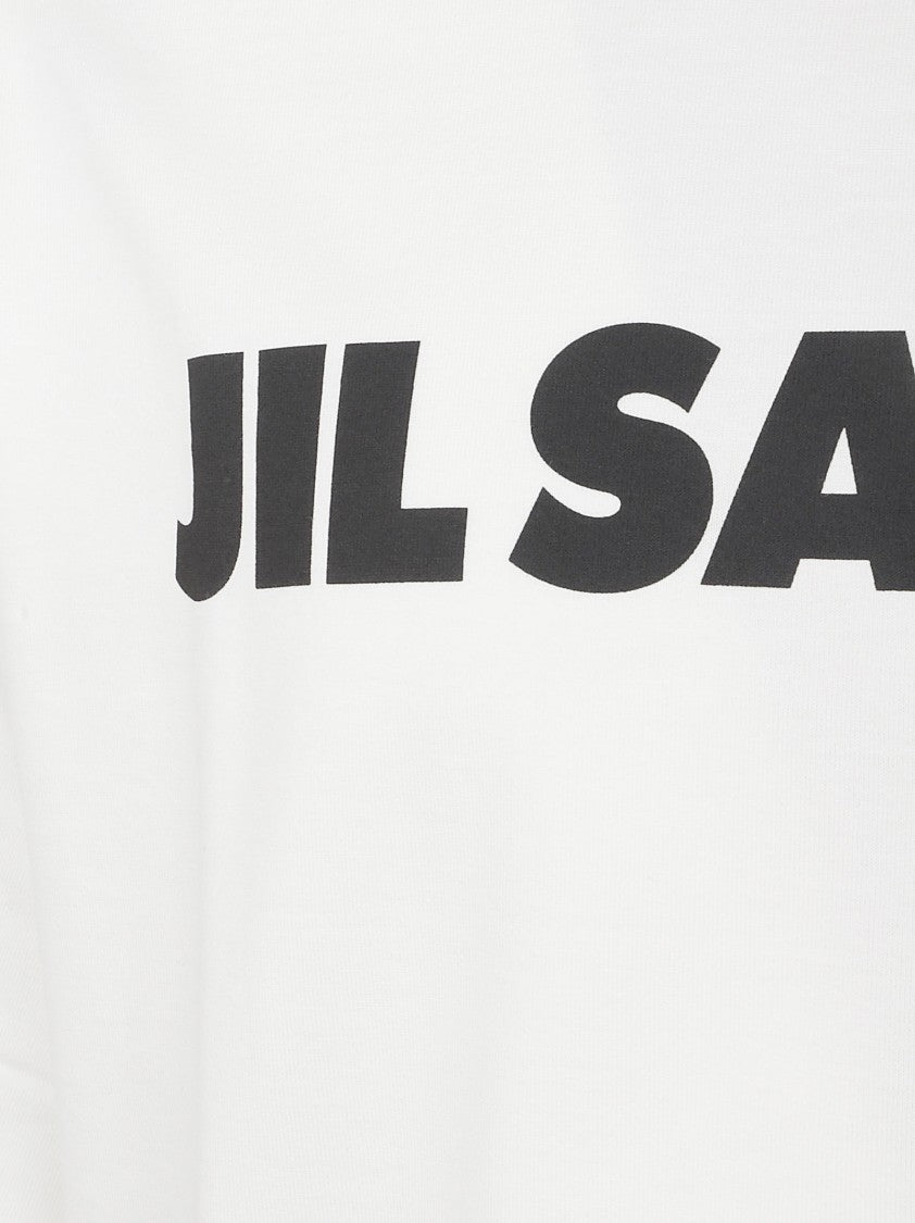 Jil Sander Short-Sleeve T-Shirt With Bold Logo