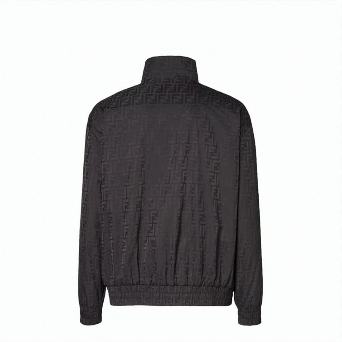 Fendi Monogram Patterned Black Fendi Casual Jacket