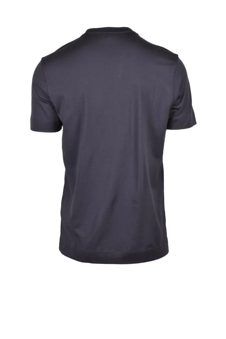 Emporio Armani Grey Eagle Cotton T-Shirt