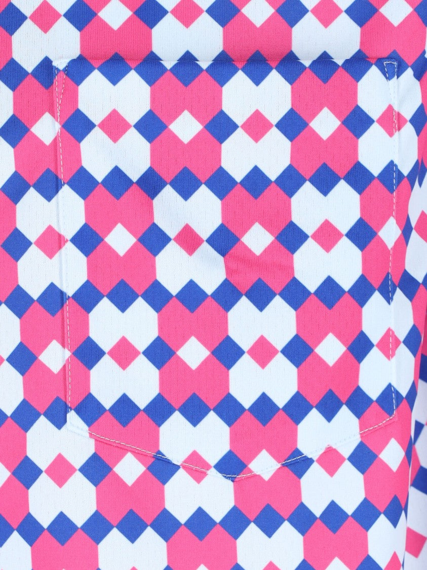 Comme Des Garçons Multicolor Geometric Print Short-Sleeve Shirt