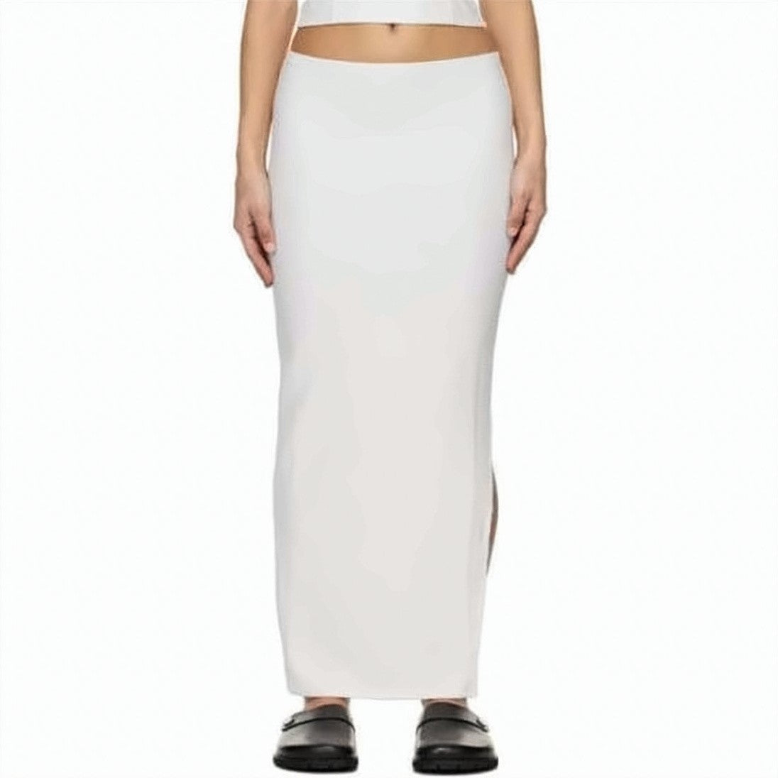 A.P.C. Slim-Fitting Long Skirt With Subtle Side Slit