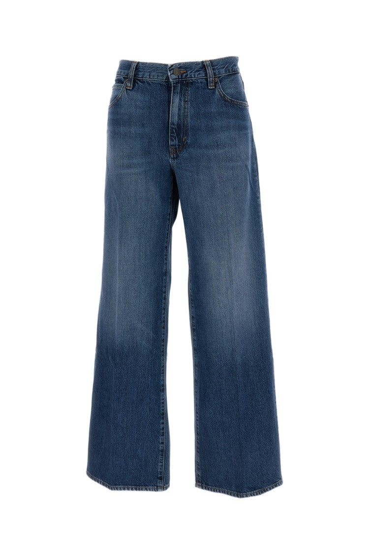 Frame Relaxed-Leg Mid-Rise Jeans