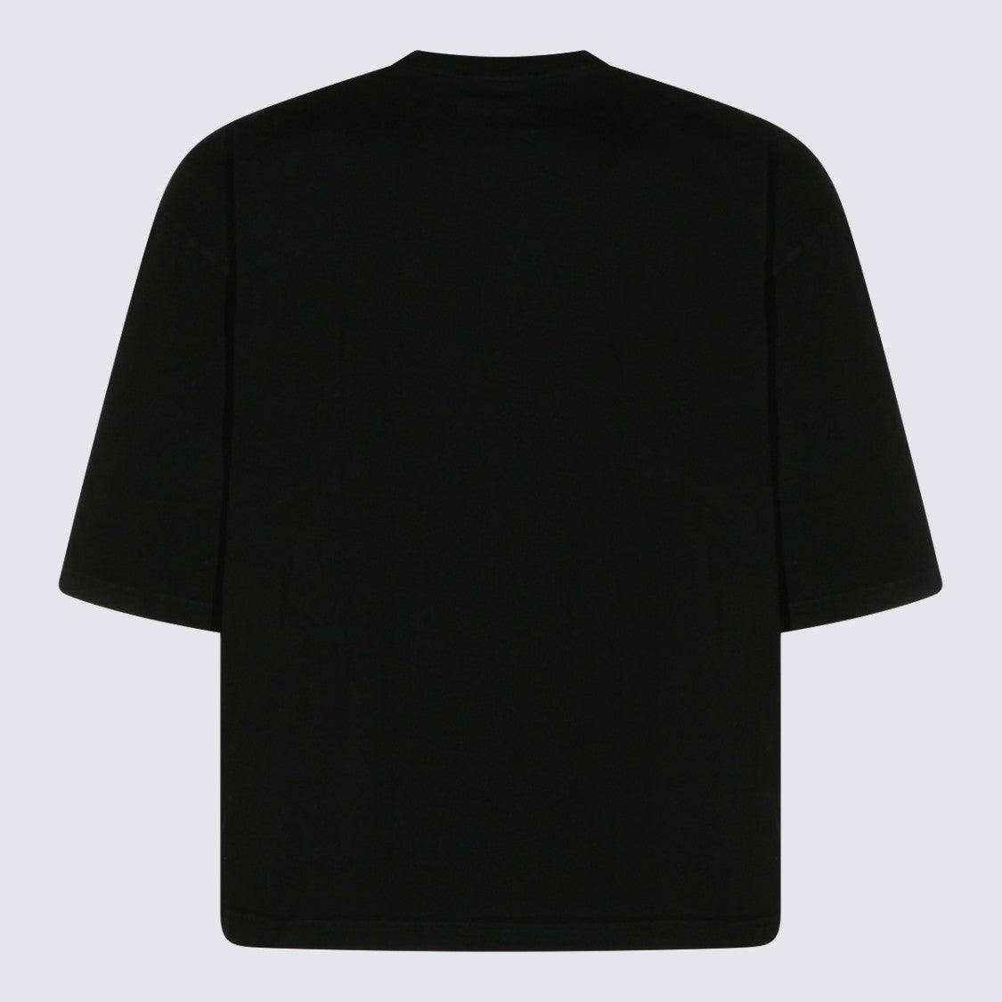 Willy Chavarria Oversized Black T-Shirt With Bold Gothic Print