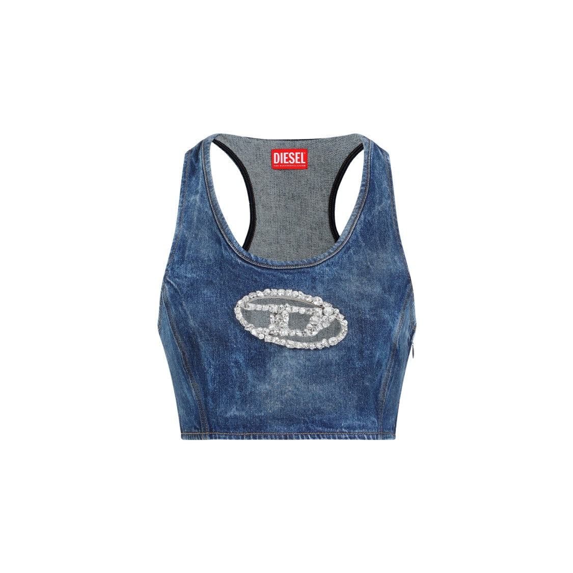 Diesel Blue Denim Cotton Top