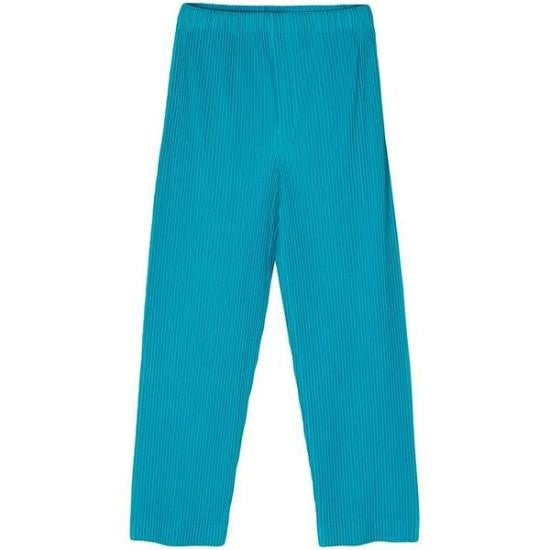 Homme Plissé Issey Miyake Pleated Straight-Leg Pants With Elastic Waistband
