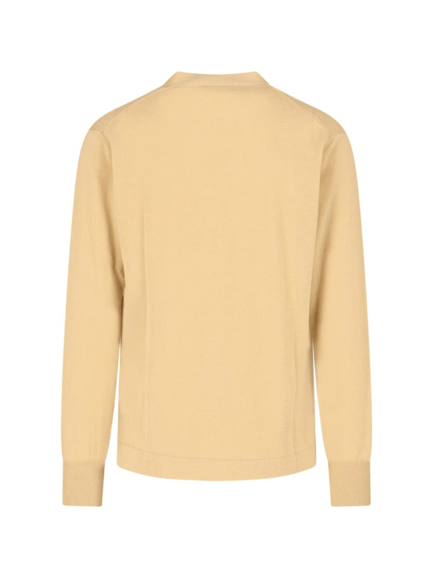 Vivienne Westwood Beige Alex Cotton V-Neck Cardigan