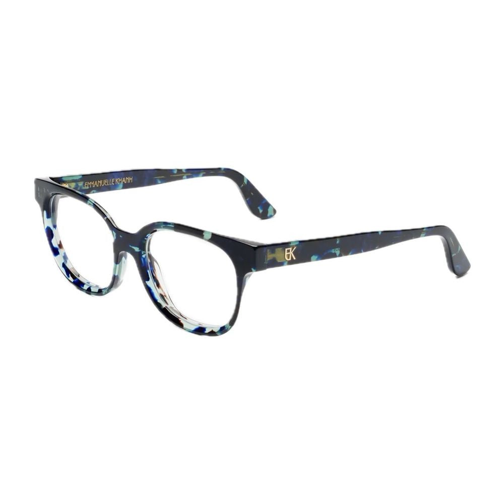 Emmanuelle Khanh Opus Squared Blue Acetate Sunglasses