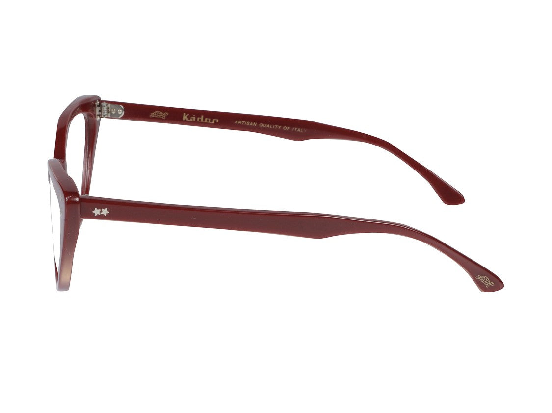 Kador Red Fabiola Glossy Cat-Eye Sunglasses