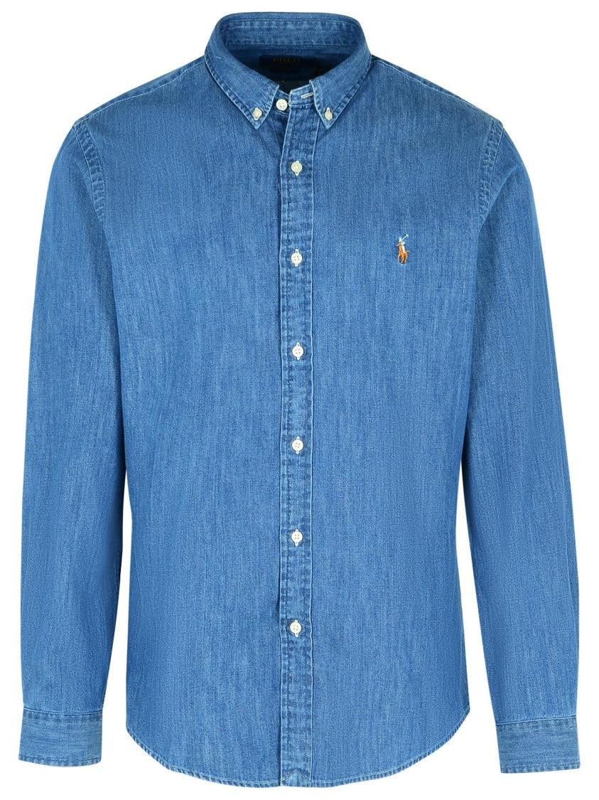 Polo Ralph Lauren Blue Cotton Denim Shirt