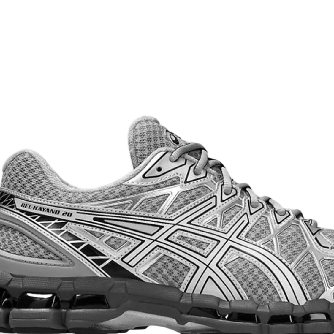 Asics Gray Gel-Kayano 20 Polyester Mesh Sneakers