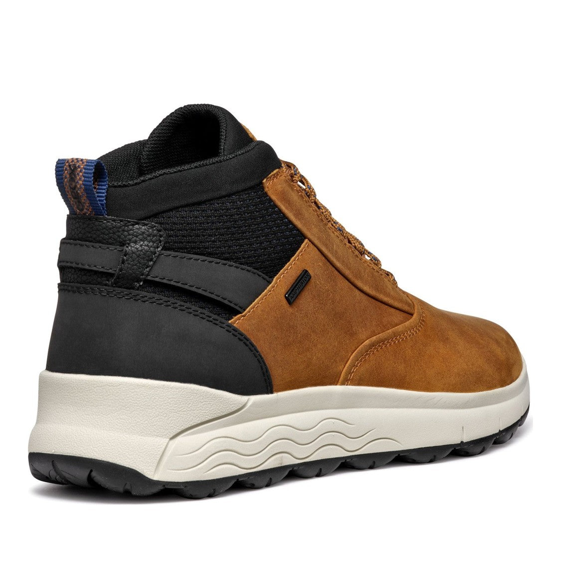 Geox Spherica Brown Lace-Up Leather Ankle Boots