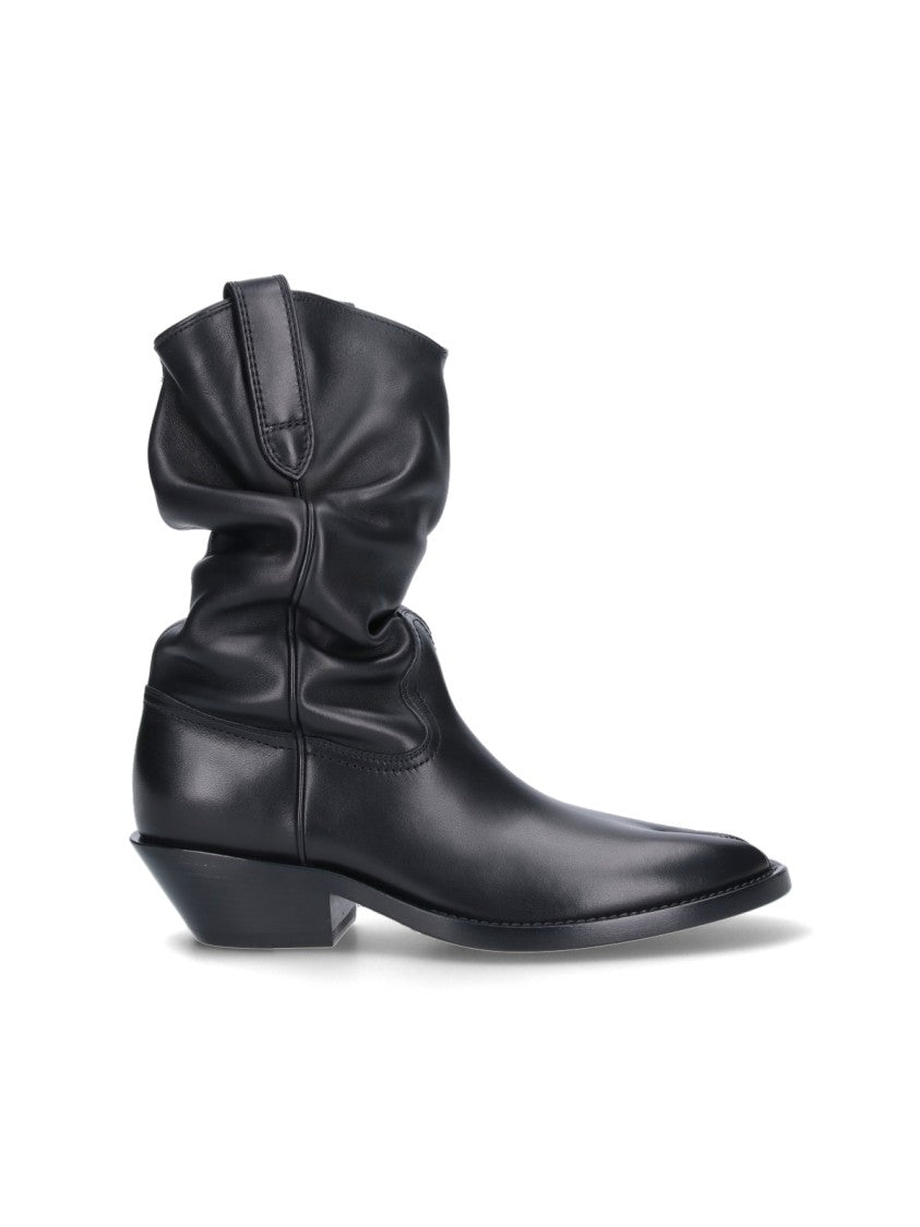 Maison Margiela "Tabi" Western Boots – Black