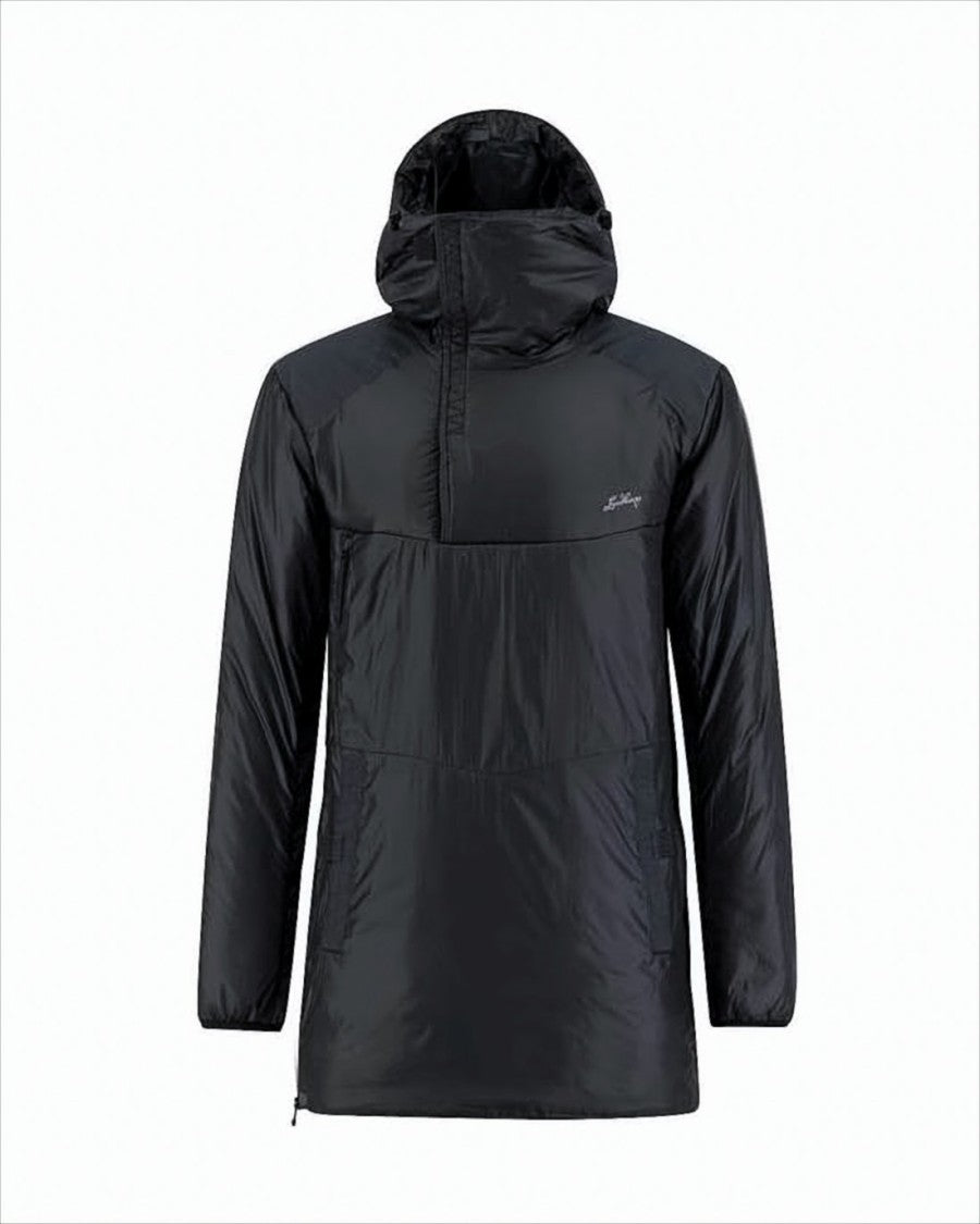 Lundhags Minimalist Black Casual Jacket With High Collar