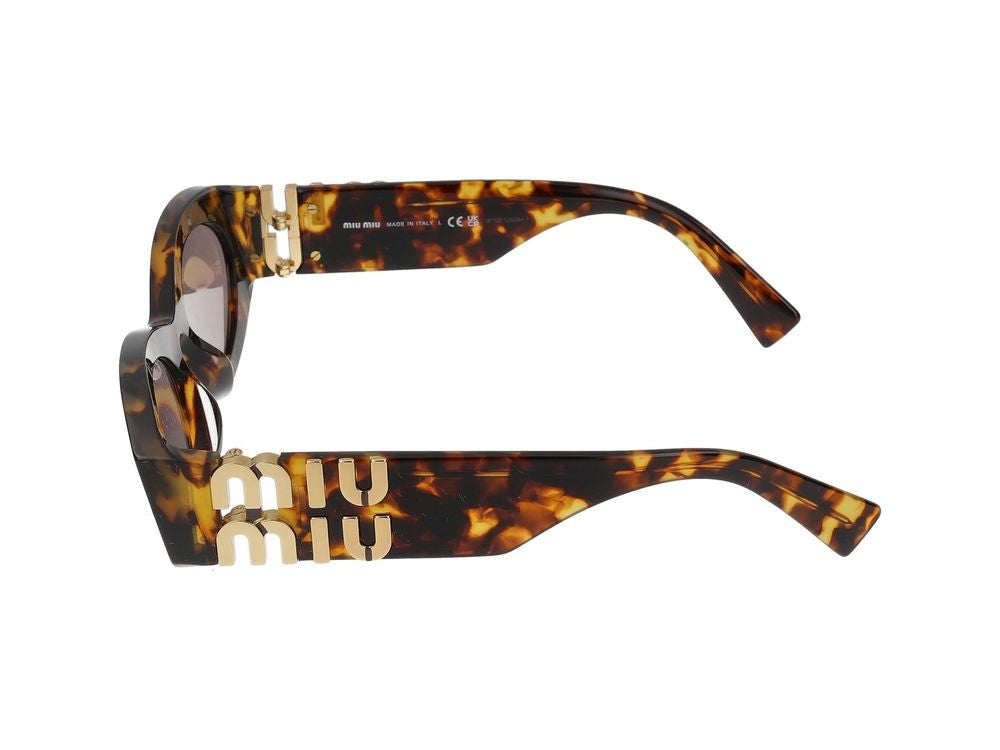 Miu Miu Acetate Frame Sunglasses With Modern Silhouette