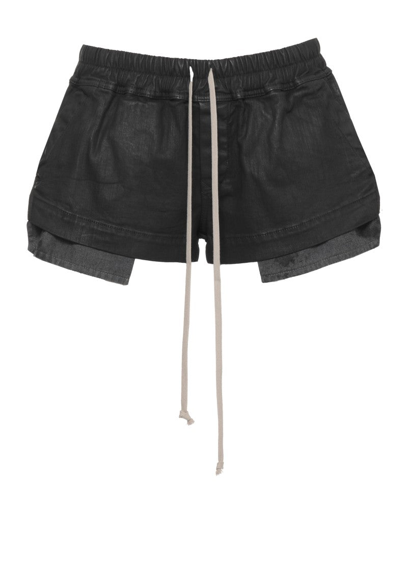 Drkshdw Layered Black Drawstring Shorts