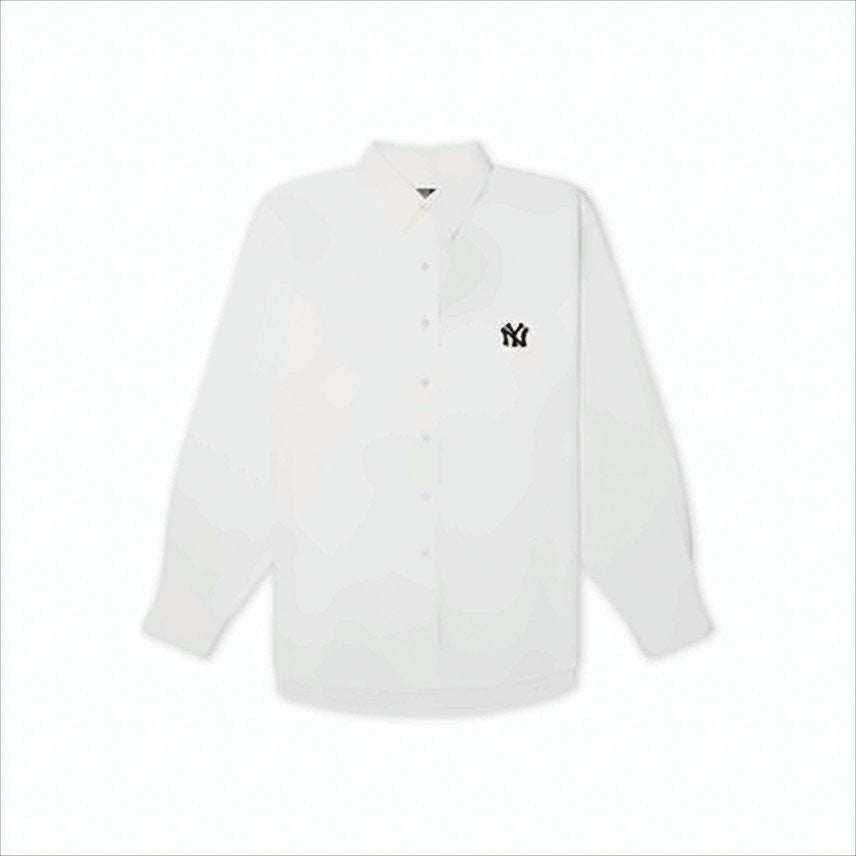 Polo Ralph Lauren Classic White Long-Sleeve Shirt With Button-Down Collar