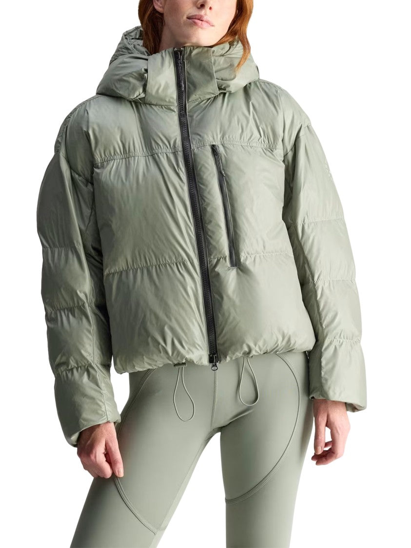 Adidas By Stella Mccartney Cropped Short Puffer Jacket