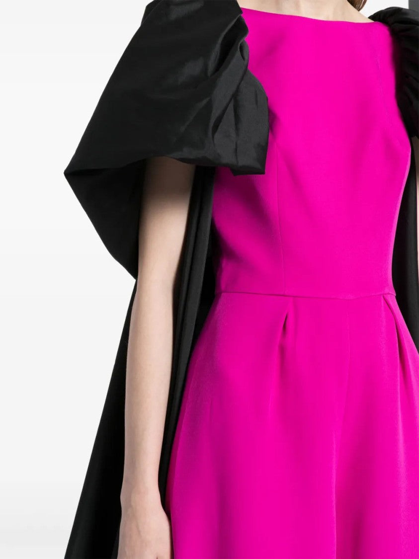 Saiid Kobeisy Cape-Detail Wide-Leg Jumpsuit