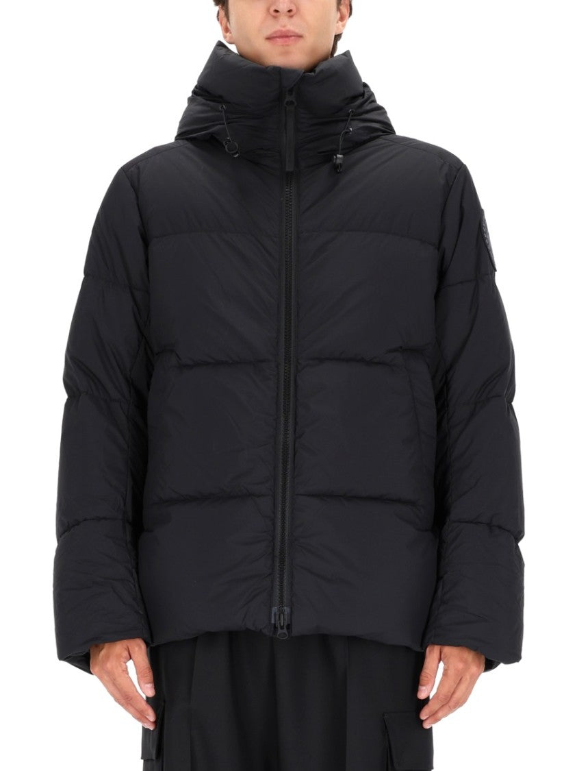 Canada Goose Boxy Padded Jacket With High Collar And Drawstring Features