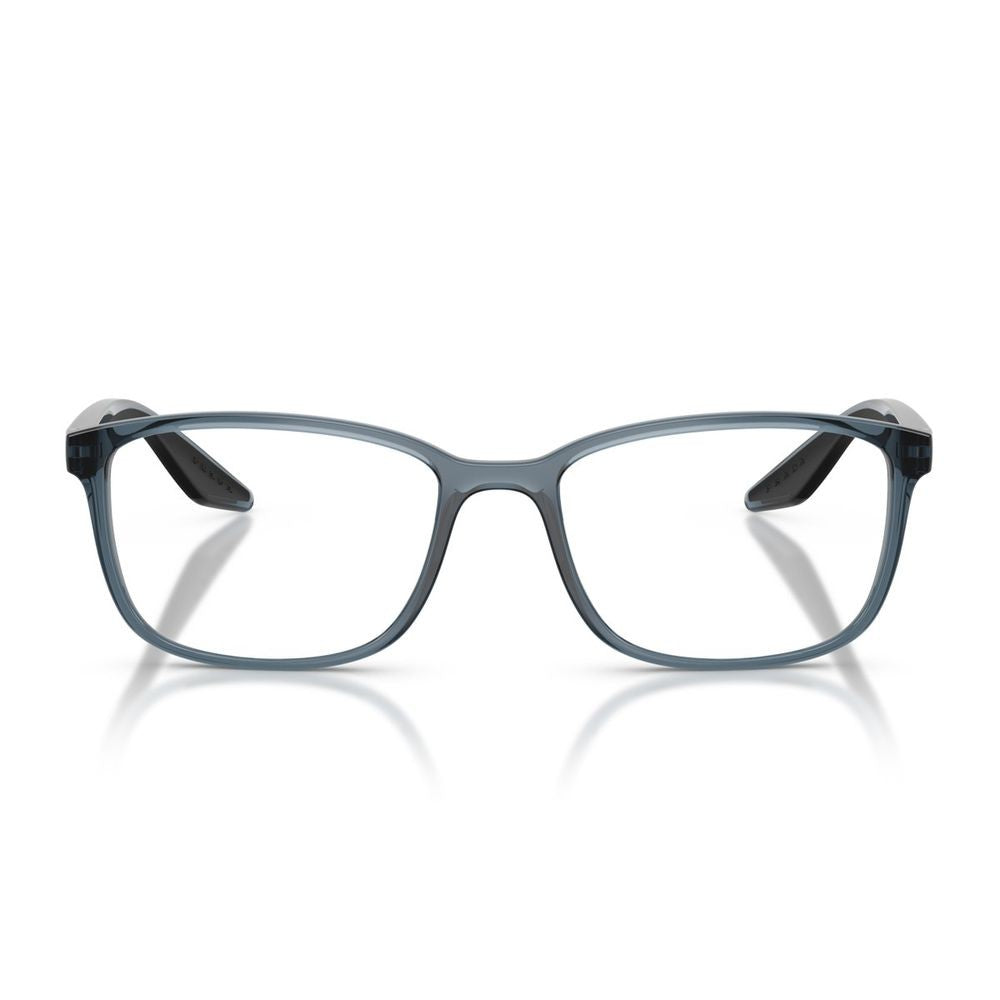 Prada Linea Rossa Ps 07Rv Transparent Light Blue Rectangular Sunglasses