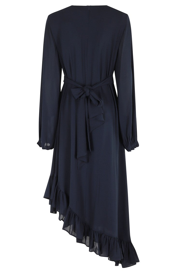 Essentiel Antwerp Iflower Pussy Bow Tie Dress