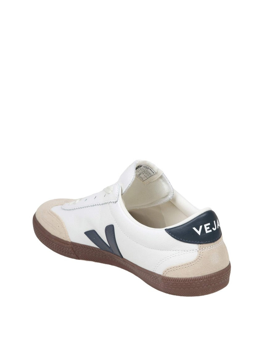 Veja Volley Sneakers In Leather With Suede Details