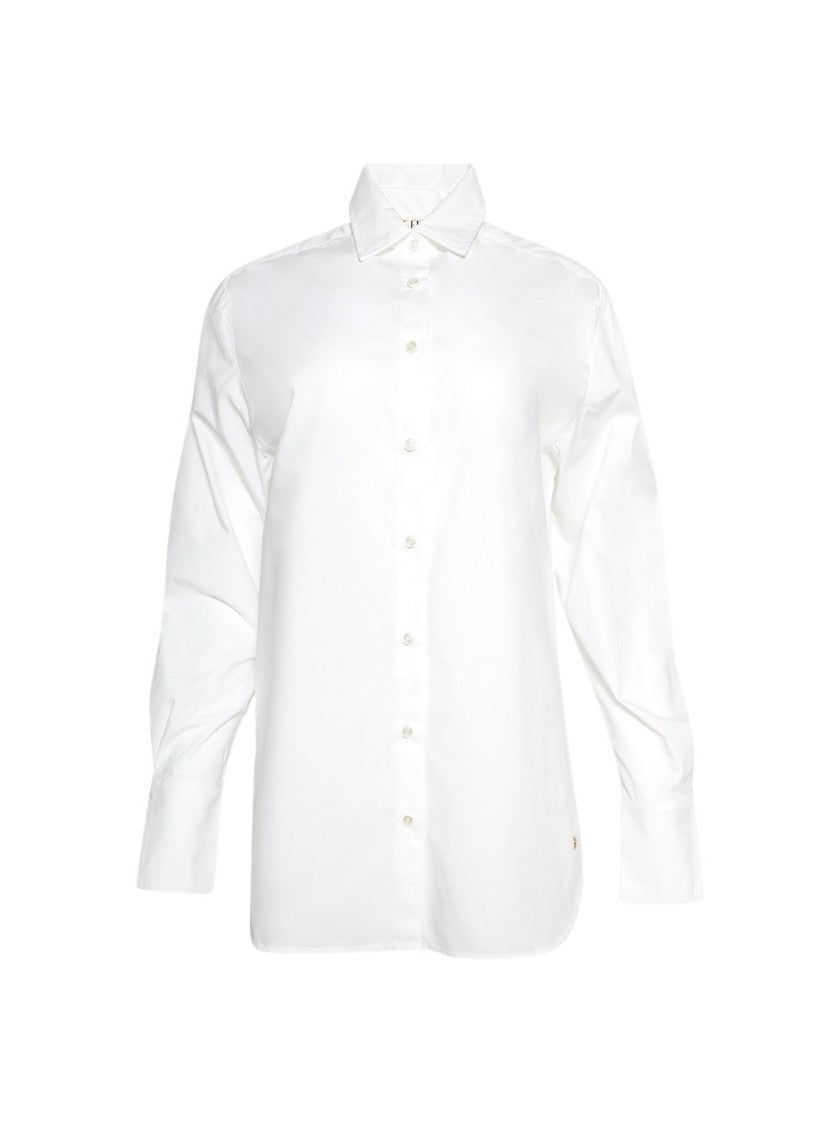 Eterne Long-Sleeved Button Down White