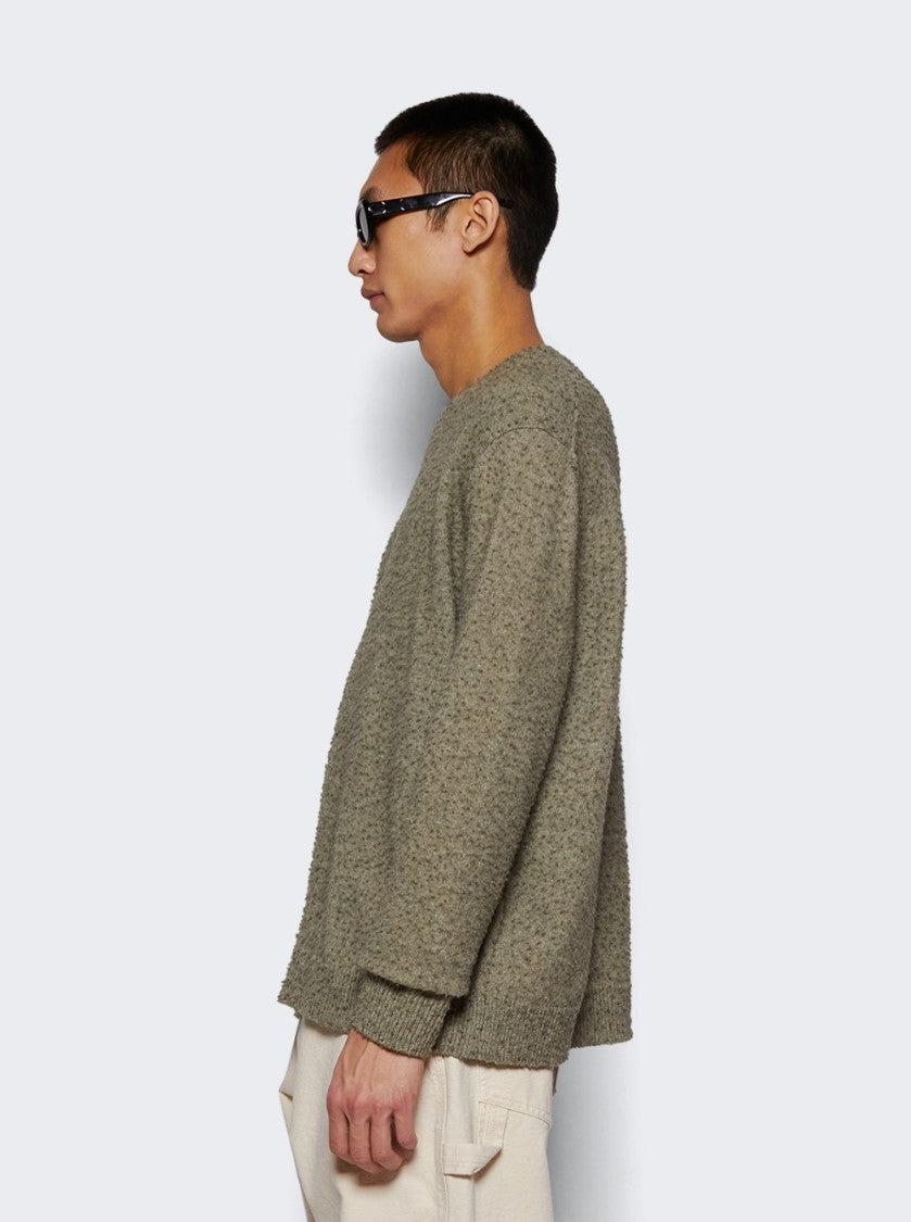 Maison Margiela Crewneck Sweater Sage Green