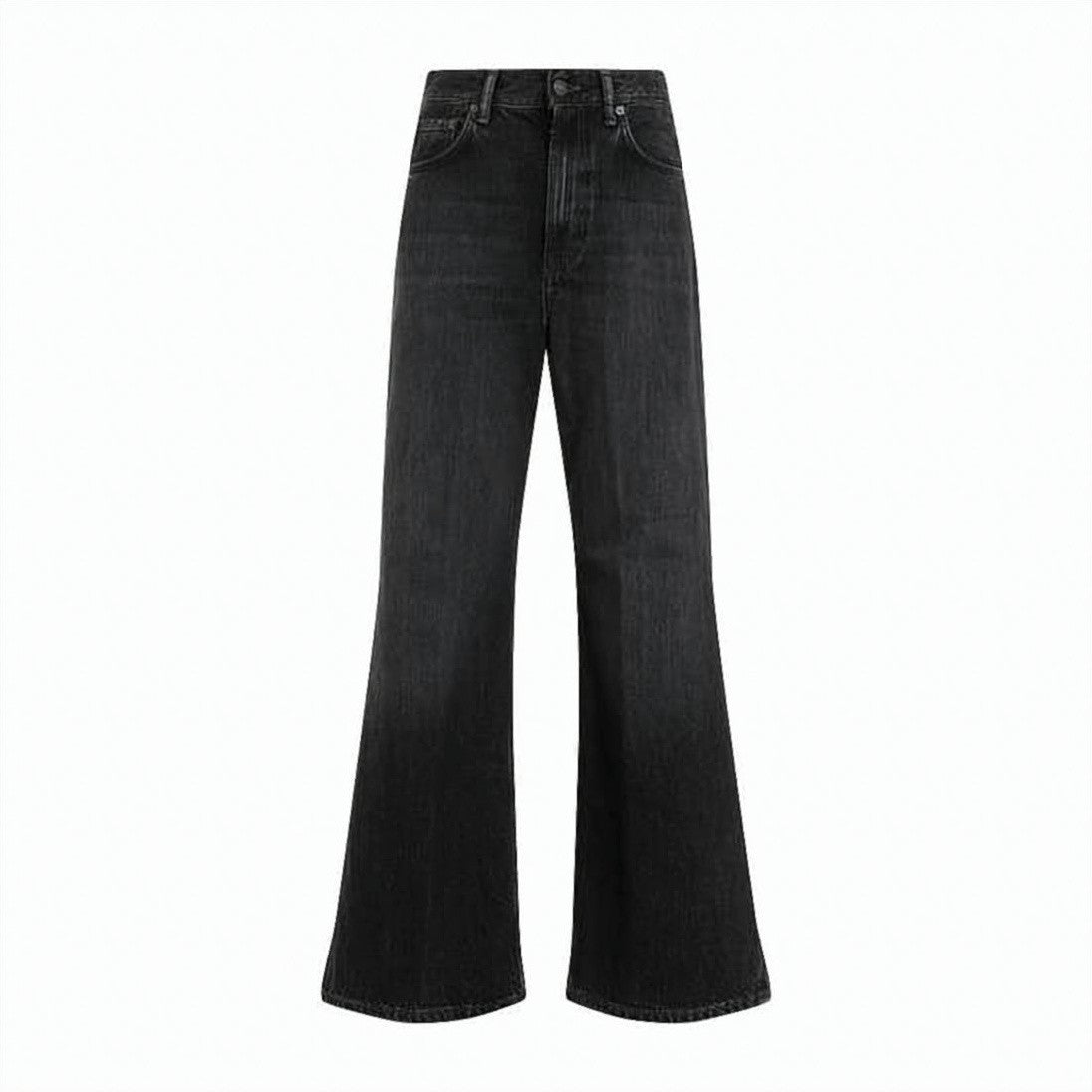 Acne Studios High Waist Wide-Leg Denim Pants