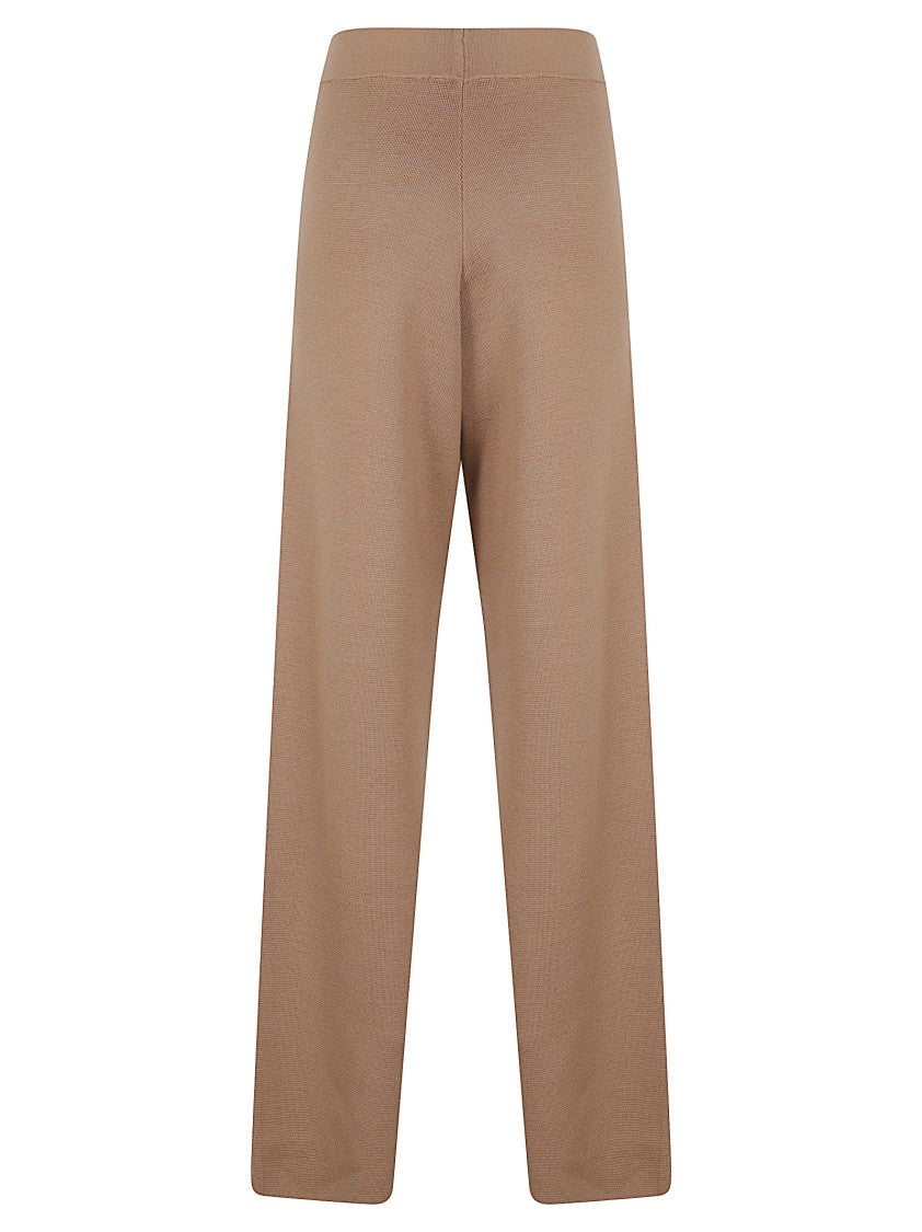 Fabiana Filippi Brown Wool Trousers With High Waist